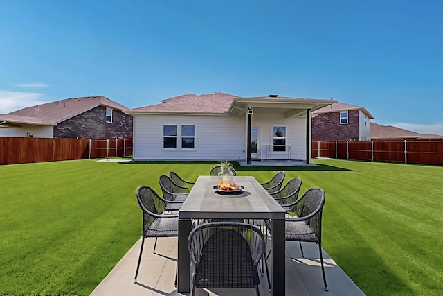 403 Pendant Dr, Royse City, TX 75189 - view of patio featuring outdoor dining space