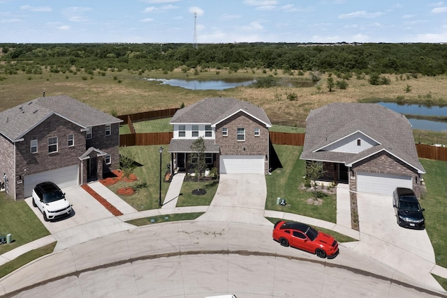 403 Pendant Dr, Royse City, TX 75189 - aerial view of property and surrounding area with a large body of water