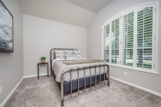 1200 Stonehedge Pl, Flower Mound, TX 75028 - bedroom featuring carpet flooring, lofted ceiling, and baseboards