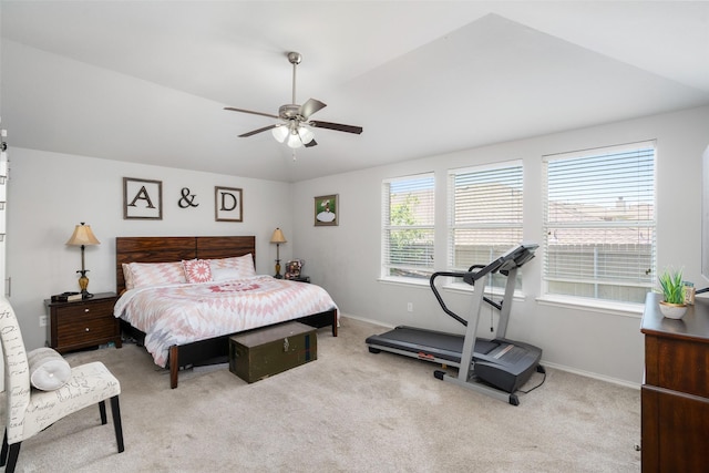 303 Highland Glen Dr, Wylie, TX 75098 - bedroom with light carpet, baseboards, and a ceiling fan