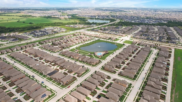 2705 Hancock Ln, Celina, TX 75009 - aerial overview of property's location with nearby suburban area and a nearby body of water