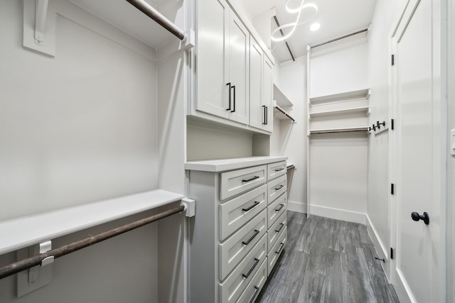 2522 Hardwick Ln, Cedar Hill, TX 75104 - spacious closet featuring dark wood-style flooring
