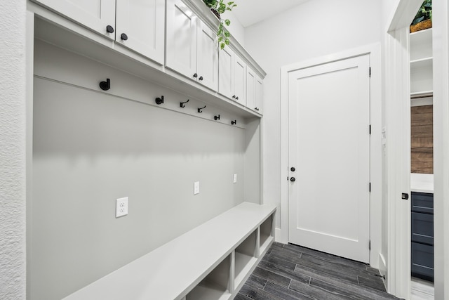 2522 Hardwick Ln, Cedar Hill, TX 75104 - mudroom featuring dark wood finished floors