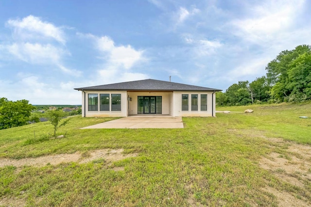 2522 Hardwick Ln, Cedar Hill, TX 75104 - back of property featuring a patio area and a lawn
