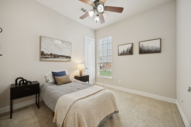 5809 Sterling Trl, Mckinney, TX 75071 - bedroom featuring carpet and a ceiling fan