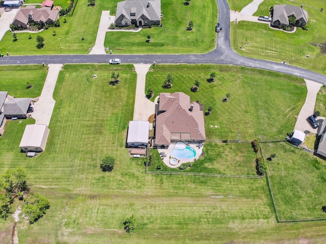 2011 Twin Creeks Cir, Pilot Point, TX 76258 - aerial view of a pool area