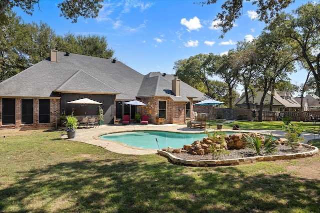 3600 Big Timber Ln, Granbury, TX 76049 - view of pool with a patio