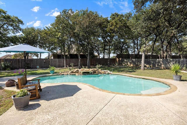 3600 Big Timber Ln, Granbury, TX 76049 - view of swimming pool with a patio