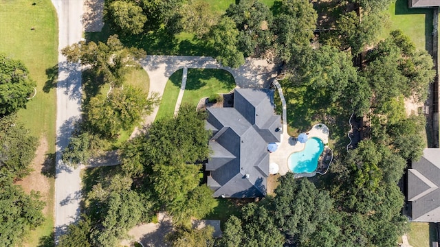 3600 Big Timber Ln, Granbury, TX 76049 - drone / aerial view of a pool