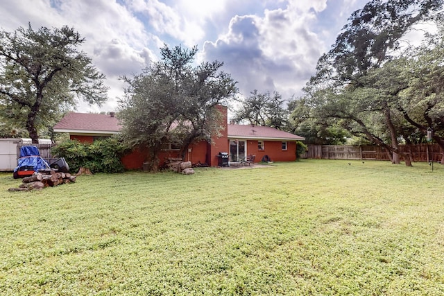 204 Cacti Dr, Lakeside, TX 76108 - view of yard featuring a patio