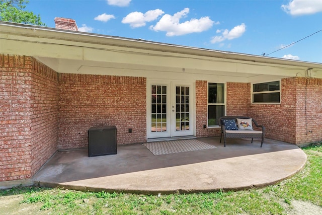 2808 Wren Ave, Fort Worth, TX 76133 - view of patio with french doors