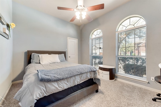 3113 Summer Dr, Little Elm, TX 75068 - bedroom with carpet, baseboards, and ceiling fan
