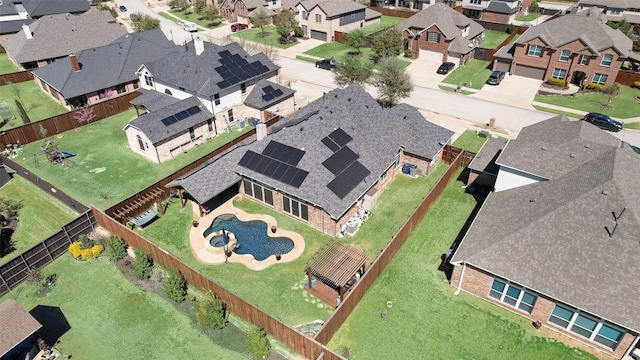 3113 Summer Dr, Little Elm, TX 75068 - aerial view of property and surrounding area featuring nearby suburban area and a pool area