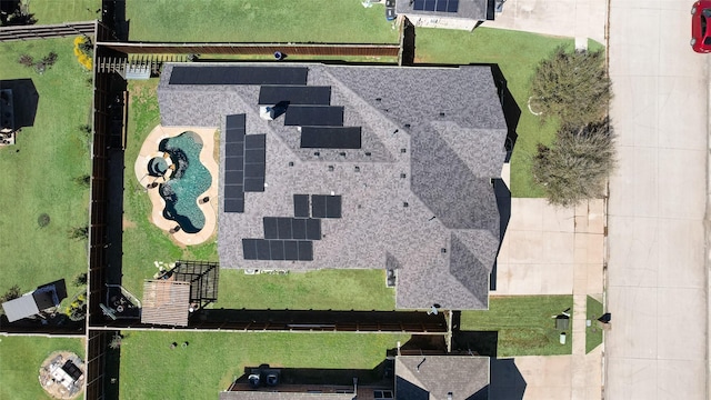 3113 Summer Dr, Little Elm, TX 75068 - bird's eye view of a pool area