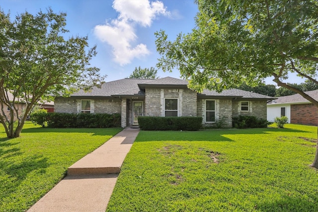 220 Simmons Dr, Coppell, TX 75019 - view of front of house with a front lawn and brick siding