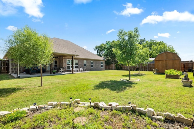 768 Northside Dr, Pilot Point, TX 76258 - view of yard with a patio area