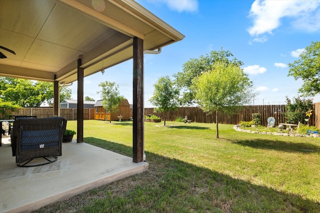 768 Northside Dr, Pilot Point, TX 76258 - view of yard featuring a patio