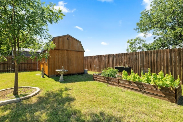 768 Northside Dr, Pilot Point, TX 76258 - view of yard with a vegetable garden