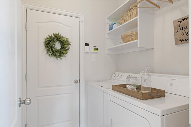 1409 Rose Bud Ct, Little Elm, TX 75068 - laundry area with washing machine and dryer