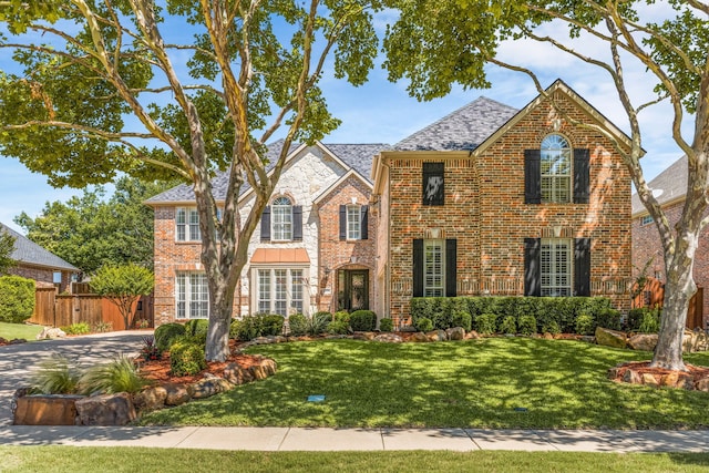 7904 Linksview Dr, Mckinney, TX 75072 - view of front facade with brick siding
