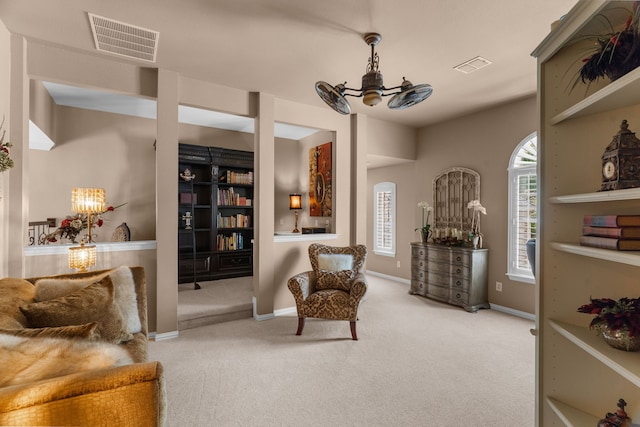 7904 Linksview Dr, Mckinney, TX 75072 - sitting room featuring carpet flooring and baseboards