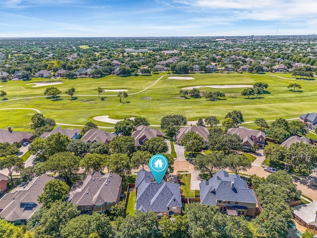 7904 Linksview Dr, Mckinney, TX 75072 - aerial perspective of suburban area featuring a golf club