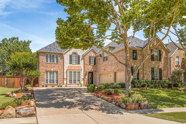 7904 Linksview Dr, Mckinney, TX 75072 - view of front of home with a garage, brick siding, and concrete driveway