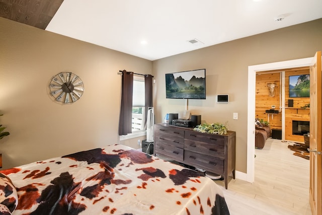 1430 Rs County Road 1605, Point, TX 75472 - bedroom with light wood-style floors, recessed lighting, and baseboards