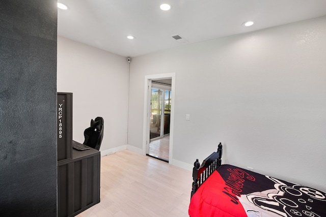1430 Rs County Road 1605, Point, TX 75472 - bedroom with light wood finished floors, recessed lighting, and baseboards
