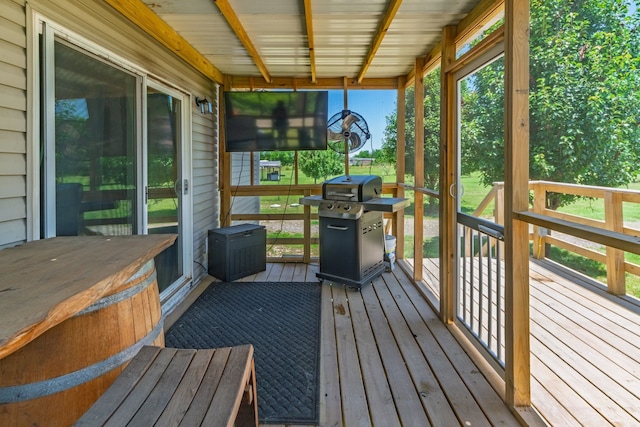 1430 Rs County Road 1605, Point, TX 75472 - wooden deck featuring grilling area