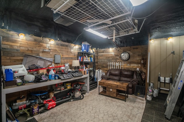 1430 Rs County Road 1605, Point, TX 75472 - basement featuring wooden walls
