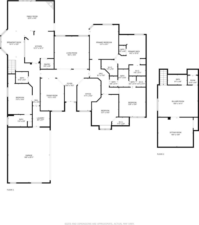 14708 Myrtle Beach Ln, Frisco, TX 75035 - floor plan / room layout