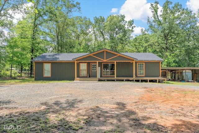 4382 Circle Square Dr, Mooringsport, LA 71060 - view of front facade with roof with shingles