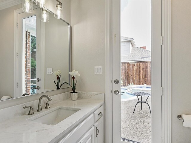4033 Oakhaven Dr, Plano, TX 75093 - bathroom featuring vanity
