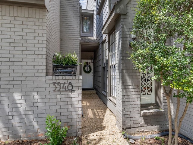 3548 Granada Ave, University Park, TX 75205 - doorway to property featuring brick siding