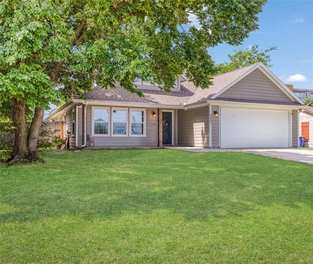 9221 White Settlement Rd, White Settlement, TX 76108 - ranch-style house featuring a garage, roof with shingles, and concrete driveway