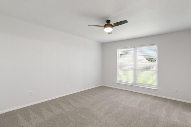4814 Rhea Rd, Wichita Falls, TX 76308 - carpeted empty room featuring ceiling fan and baseboards