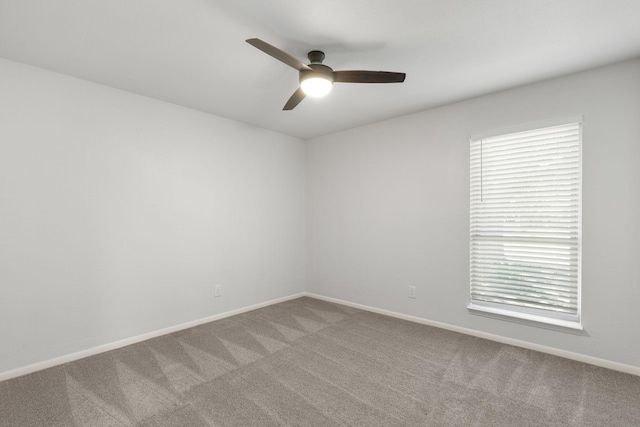 4814 Rhea Rd, Wichita Falls, TX 76308 - carpeted empty room featuring ceiling fan and baseboards