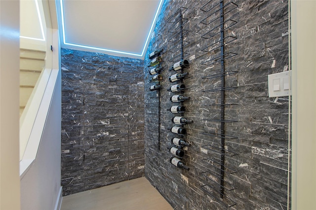 1903 Mcbroom St, Dallas, TX 75212 - wine room with wood finished floors
