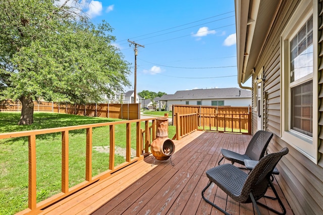 400 Titus St, Mckinney, TX 75069 - wooden deck featuring a residential view