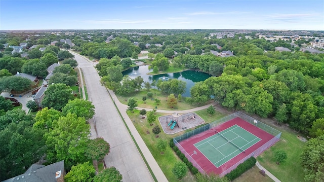 1213 Sonoma Dr, Allen, TX 75013 - bird's eye view of a large body of water