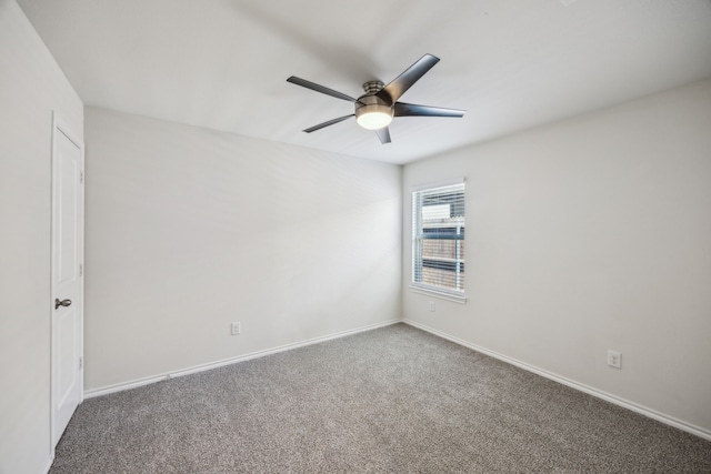 913 Alton Dr, Aubrey, TX 76227 - carpeted spare room featuring ceiling fan and baseboards