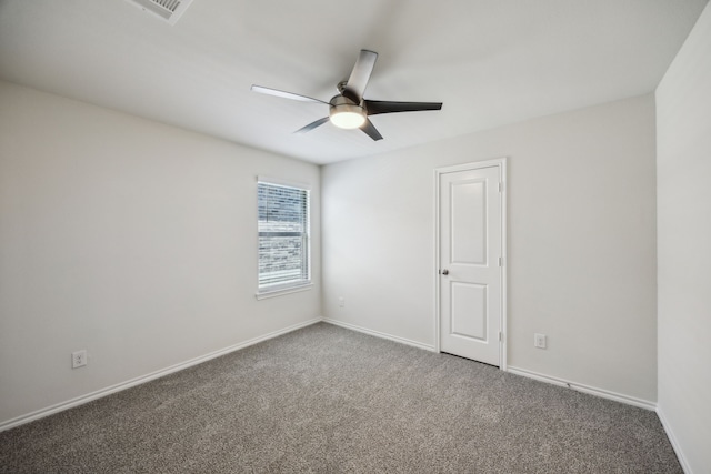 913 Alton Dr, Aubrey, TX 76227 - carpeted empty room with ceiling fan and baseboards