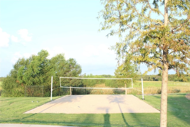 913 Alton Dr, Aubrey, TX 76227 - view of property's community with volleyball court and a lawn
