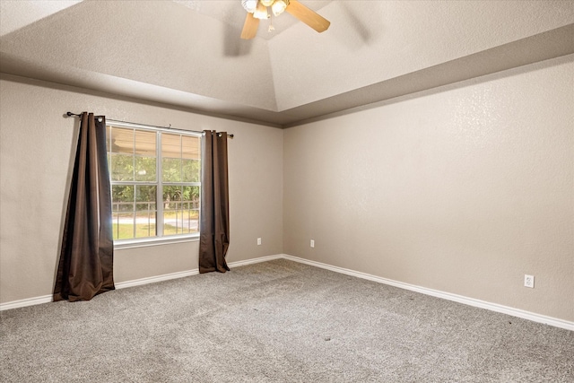 2809 Rock Church Hwy, Tolar, TX 76476 - carpeted spare room featuring ceiling fan and baseboards