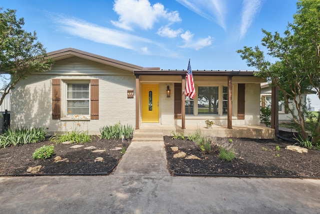 177 Graben Ln, Rhome, TX 76078 - view of front of house with a porch