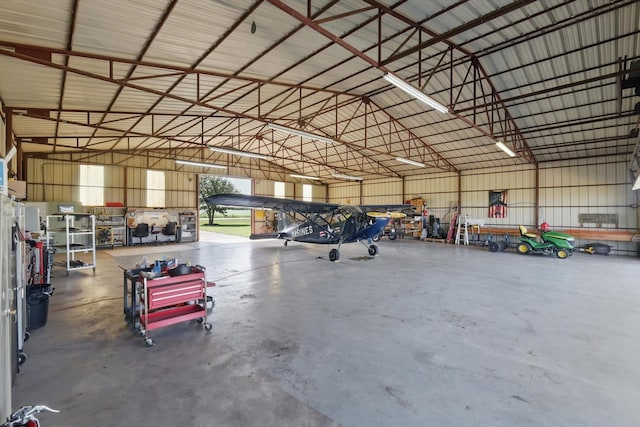 177 Graben Ln, Rhome, TX 76078 - garage featuring metal wall