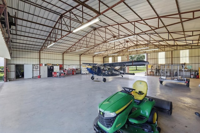 177 Graben Ln, Rhome, TX 76078 - garage featuring metal wall