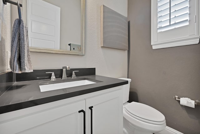 4350 Bristleleaf Ln, Prosper, TX 75078 - bathroom featuring vanity and toilet