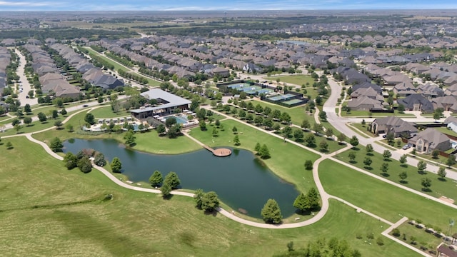 4350 Bristleleaf Ln, Prosper, TX 75078 - aerial view of property's location with nearby suburban area and a nearby body of water